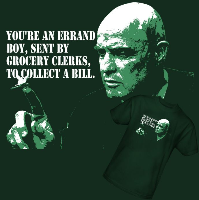   Kurtz quote Marlon Brando movie war forest/hunter green t shirt  