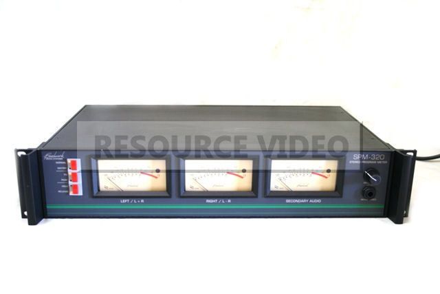 Benchmark SPM 320 SPM320 SPM 320 Stereo Program VU Meter  