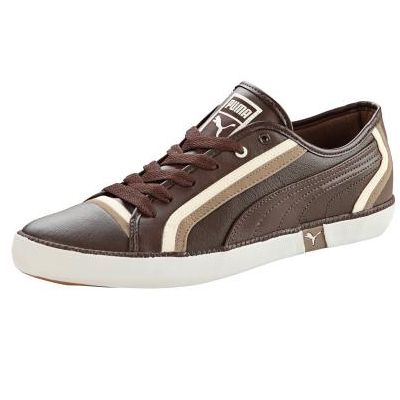 NEW PUMA VOLLEY BROWN SHOES CASUAL MENS TRAINERS SIZE  