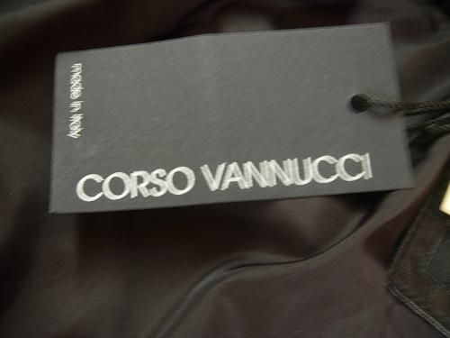 VITTORIO FORTI COAT BLACK 40 R (50 EU) NWT   