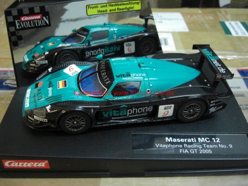 Carrera Evolution 27115 Maserati MC12 Vitaphone Nr. 9  