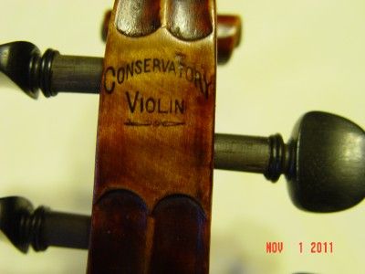 OLD ANTIQUE VIOLIN 4/4 GERMANY ORIGINAL VARNISH CONSERVATORY  