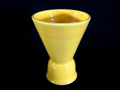 Vintage Homer Laughlin Harlequin Double Egg Cup Fiesta Yellow 