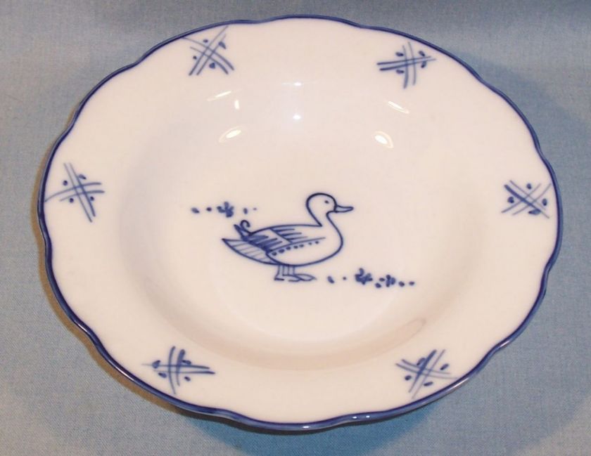 CORDON BLUE~STEELE COLLECTION~BLUE DUCK~RIMMD SOUP BOWL  