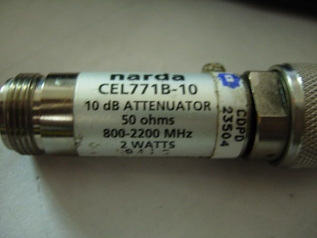 Narda 10DB ATTENUATOR 50 OHM 800 2200mhz 2W  