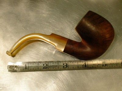 SAVINELLI 614 OSCAR LUCITE 3/4 Bent ESTATE PIPE ITALY Used Nice 