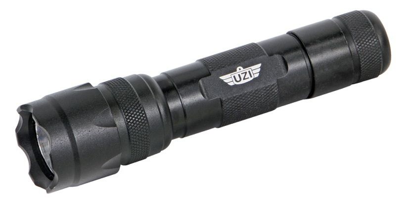 New UZI 3W CREE Tactical LED Flashlight w/ Strobe   Includes Batteries 