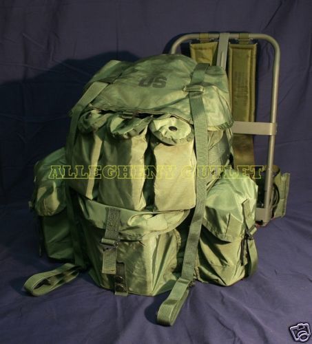 US MILITARY LARGE BACK PACK w/ ALICE FRAME STRAPS  