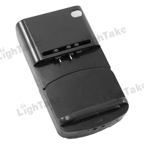   Cell Phone Battery Charger with USB Power Port Black (US Plug)  