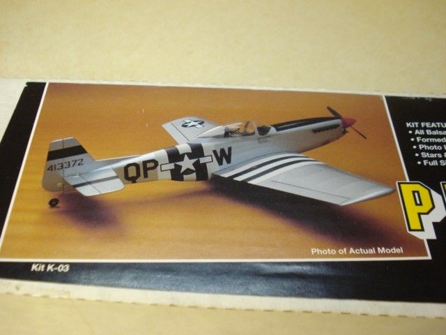 HOUSE OF BALSA P51 D MUSTANG R/C MODEL AIRPLANE KIT **  