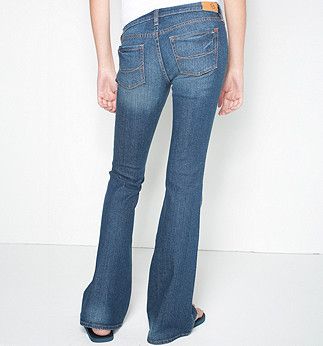 Girl/Jrs Bullhead Newport Skinny Flare Dark Blue/Indigo  