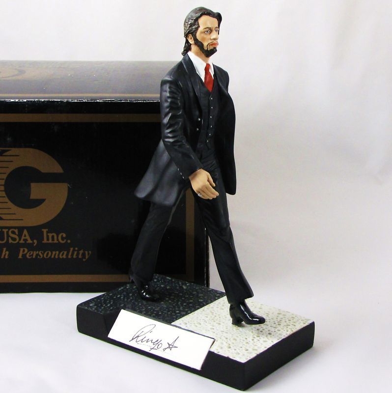 BEATLES~1996 Gartlan Figurine~LE Hand Signed Ringo~MIB  