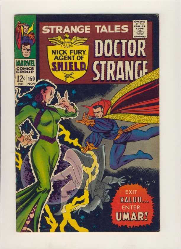 STRANGE TALES #150 SILVER AGE MARVEL COMIC KALUU UMAR  