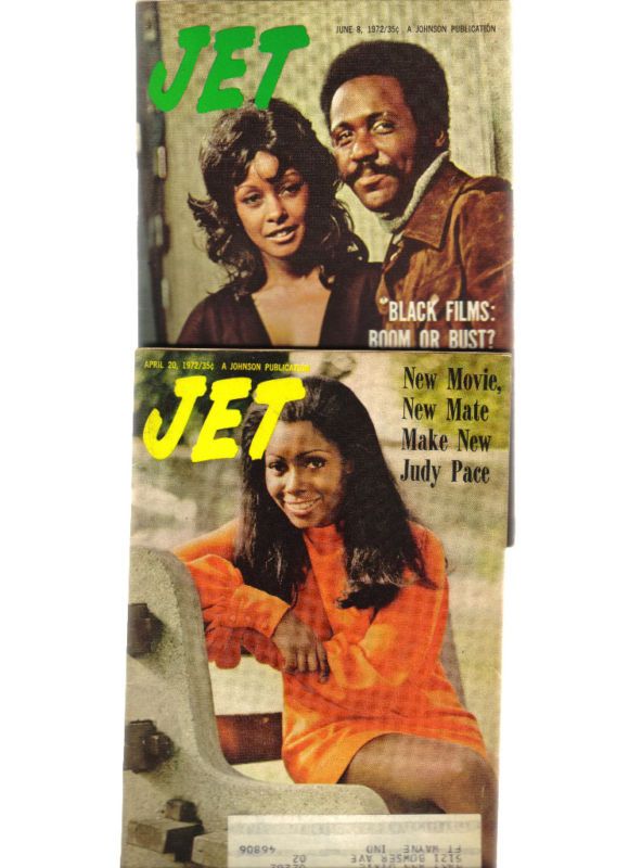 JUDY PACE NEW MATE NEW MOVIE JET MAGAZINE APRIL 20 1972  