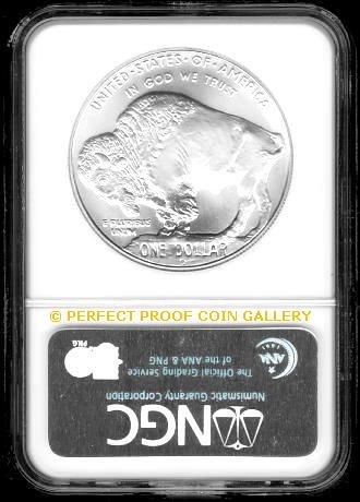 NGC PF70 UC & MS70 2001 BUFFALO DOLLAR 2 COIN SET  