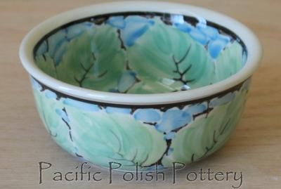 Polish Pottery CA Unikat 100 U4 Side Dish Dessert Bowl  