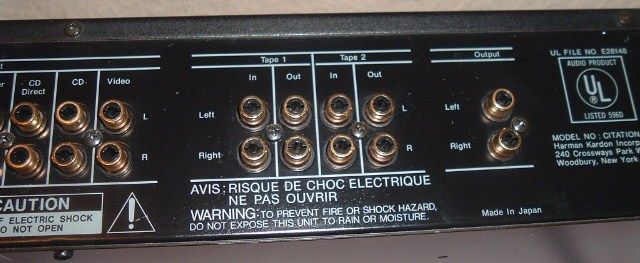 Vintage Harman Kardon Citation Twenty One 21 2 Preamplifier Preamp 