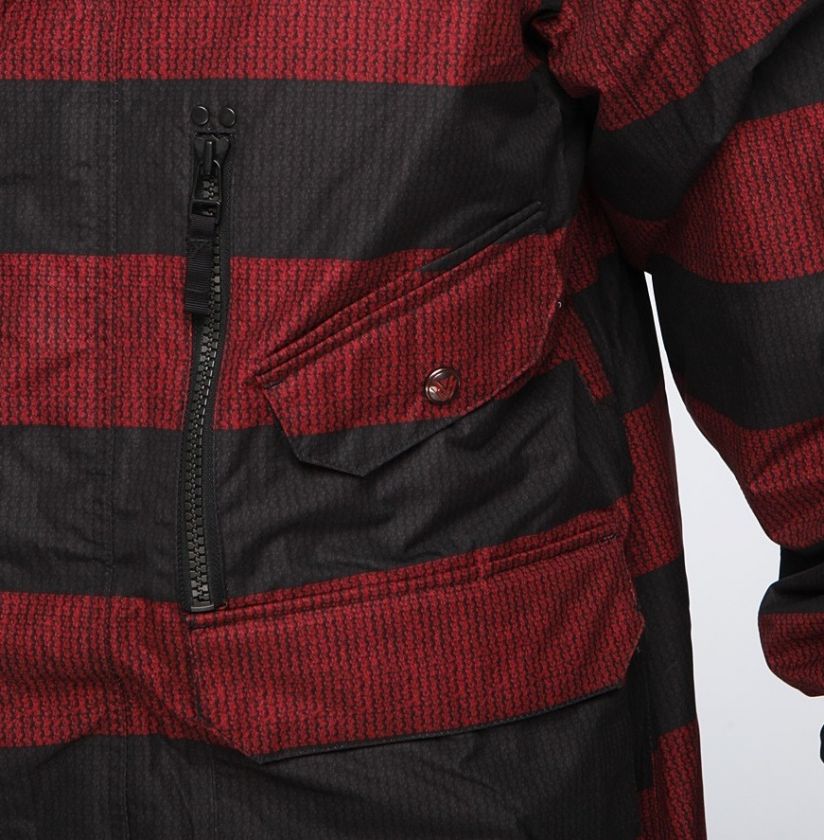 NEW 2012 MENS BURTON TWC BIT O HEAVEN SNOWBOARD/SKI JACKET BIKING RED 