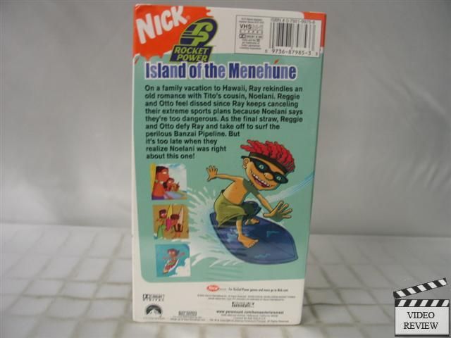 Rocket Power   Island of the Menehune VHS NEW 097368798533  