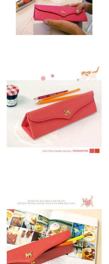 Jetoy] Choo Choo TRIANGLE HARMONY   BLUE / Pen Pencil Case Artificial 