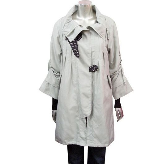 NEW feminine CLASSIC TRENCH COAT L/XL  