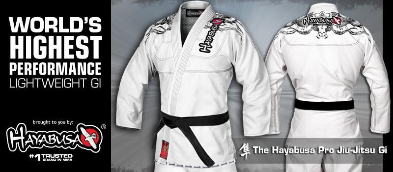 HAYABUSA Pro Jiu Jitsu Gi MMA BJJ UFC Sparring Kimono w  