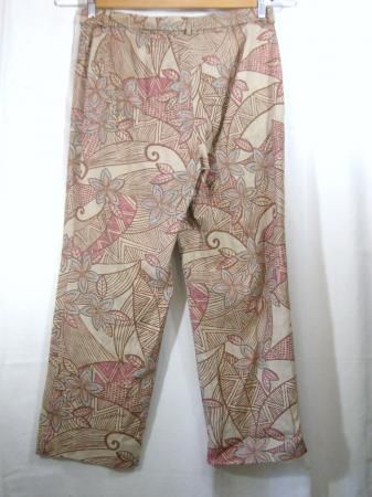 NWT NEW Bamboo Traders Linen Floral Hawaiian Pant SZ 12  