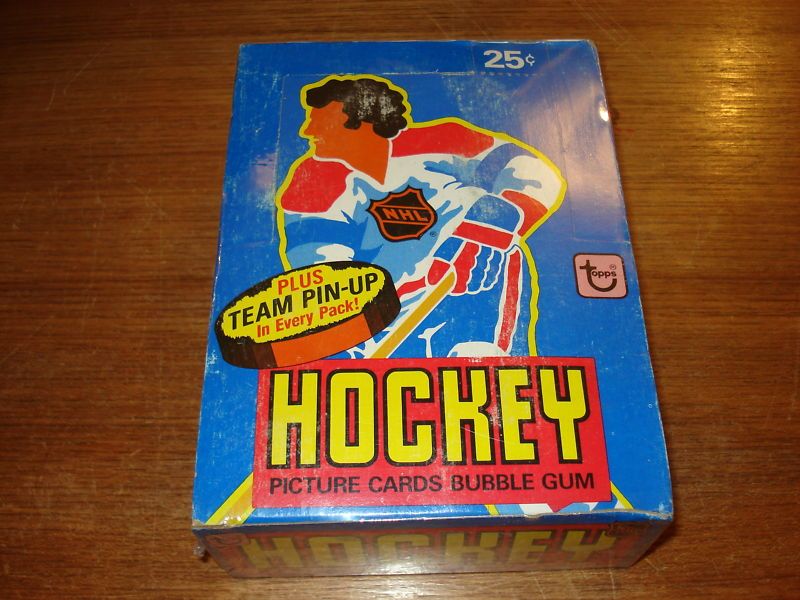 1980 81 TOPP HOCKEY WAX BOX 36 PACKS BOURQUE RC GRETZKY  