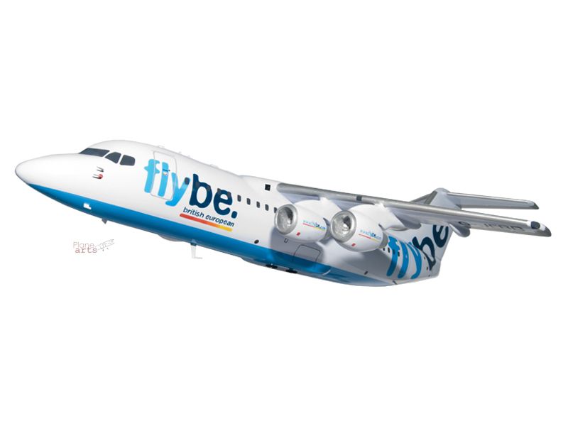 BAE 146 300 Flybe Wood Desktop Airplane Model  