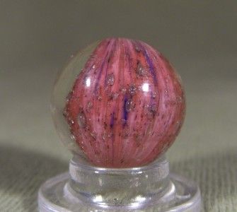 Marbles ANTIQUE GERMAN SHRUNKEN CORE ONIONSKIN MARBLE  19/32 