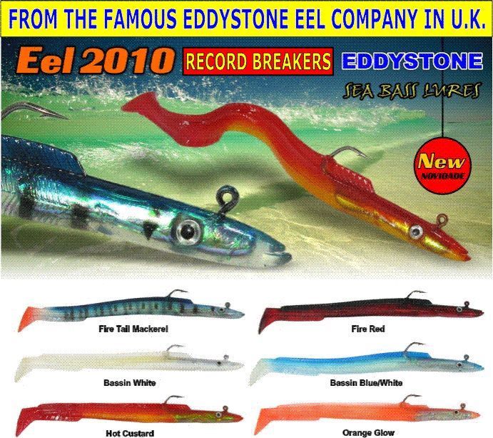 BASS LURES BRAND NEW EDDYSTONE EEL 2010   115mm (PK4)  