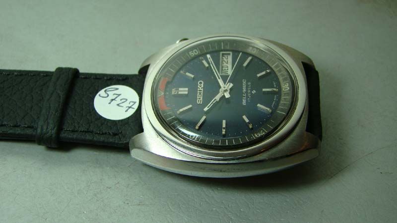 SUPERB VINTAGE SEIKO BELLMATIC AUTO ALARM DAY DATE WRIST WATCH OLD 