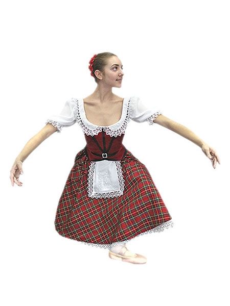 Bride s costume P 1202 for La Sylphide ballet for adult  