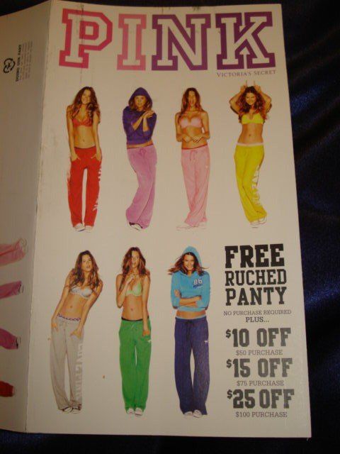 Victorias Secret booklet Behati PRINSLOO PINK mailer  