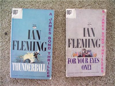 Ian Fleming James Bond 007 Vintage Paperbacks  