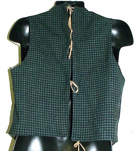 WESTERN FRONTIER COWBOY / GAMBLERS WOOL VEST 1800S G  