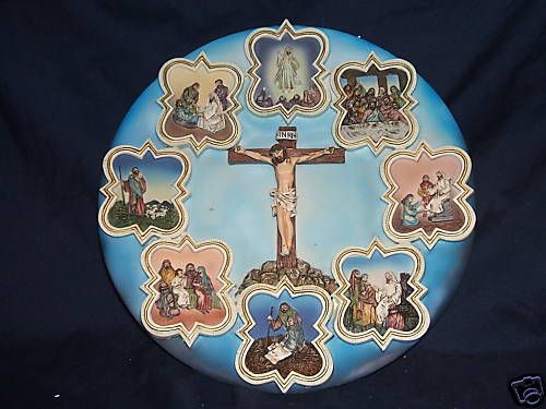 Life of Jesus Christ wall plaque / decorative plate NEW  