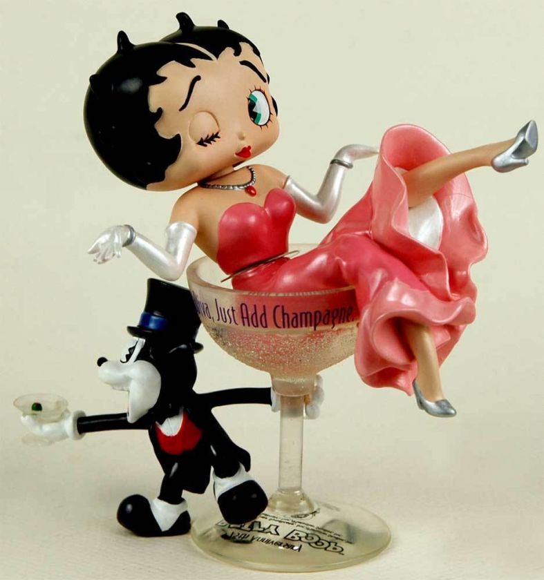 Betty Boop 75 Th Anniversary Champagne Glass Bobber  