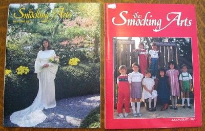 Smocking Arts Magazine LOT of 7 Issues 1987 Scarce SAGA  