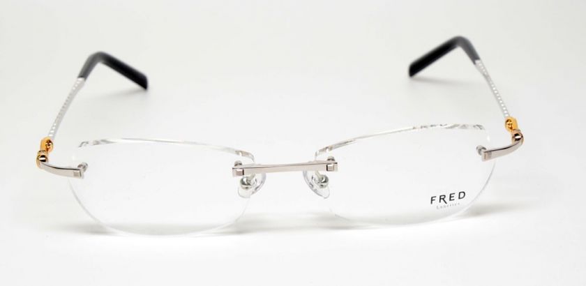 NEW FRED FORCE10 EVO F4 001 BICOLOR 53 EYEGLASSES  