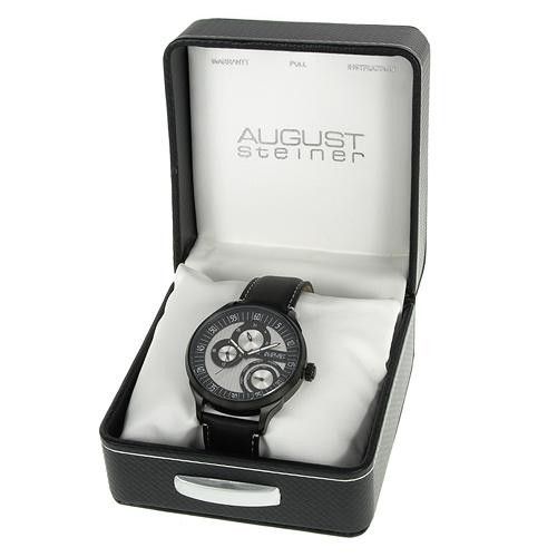 AUGUST STEINER Gentlemens Quartz Day Date Watch $495.00  