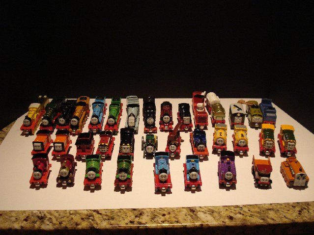 Lot of 48 Thomas The Train Take Along n Play Die Cast Trains  