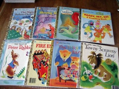 Little Golden Books Lot of 50,Vintage, all different  