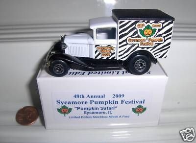 MATCHBOX MB38 2009 SYCAMORE PUMPKIN SAFARI FEST NU BXD*  