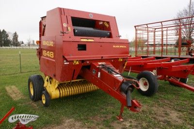 NEW HOLLAND 648 Round Baler w/ Net Wrap silage special 4x5 ,hay bale 