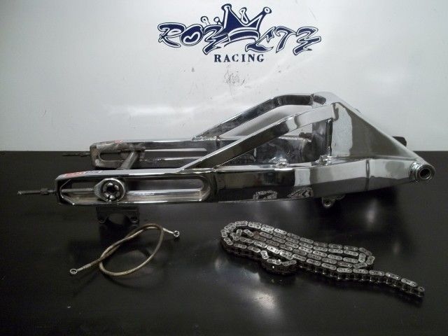 2002 SUZUKI HAYABUSA GSXR 1300R SWINGARM SWING ARM CHAIN REAR AXLE 