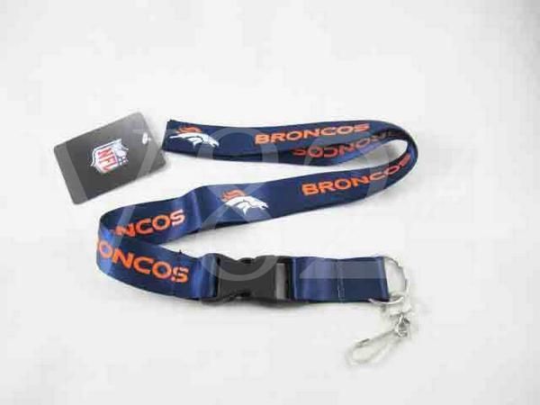 NFL Denver Broncos Lanyard Keychain key chain 3 PCS  