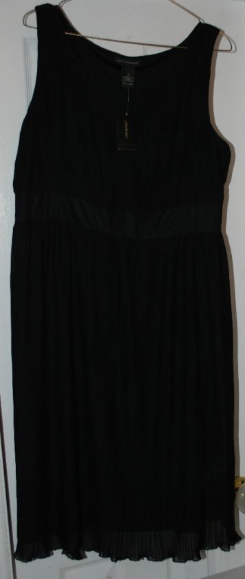 LANE BRYANT STUNNING BLACK DRESS SIZE 18 NEW ELEGANT  