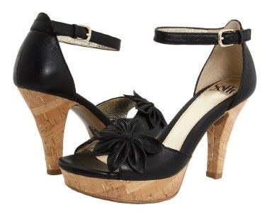 SOFFT ST. GERMAIN WOMENS BLACK PLATFORM HEEL SANDALS SHOES  