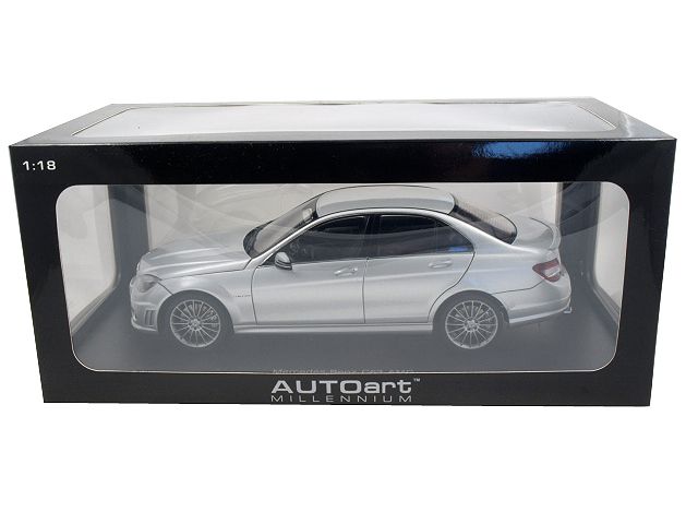 Brand new 118 scale diecast car model of Mercedes C63 AMG With Real 